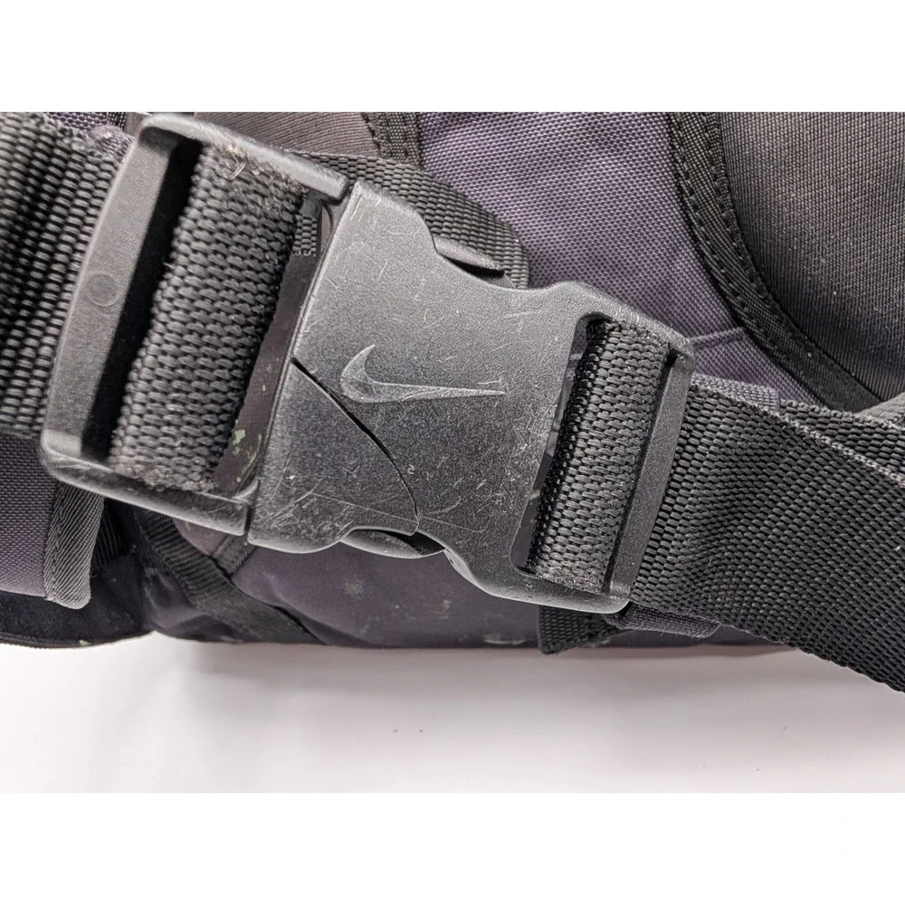 Nike Face-Off Lacrosse Backpack Black Checkered Sports Travel Bag GA0218-001